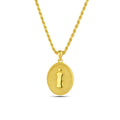 Initial İ Necklace, Sterling Silver