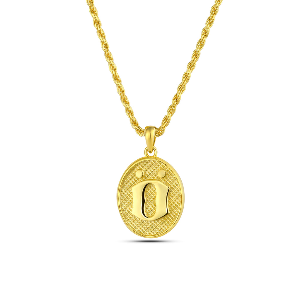 Initial Ö Necklace, Sterling Silver