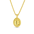 Initial Ö Necklace, Sterling Silver