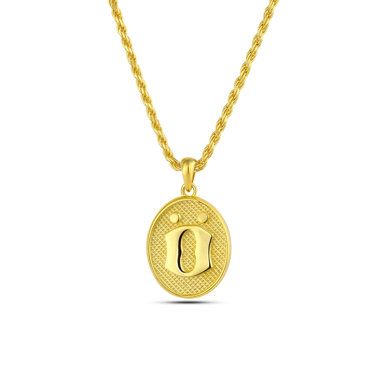 Initial Ö Necklace, Sterling Silver