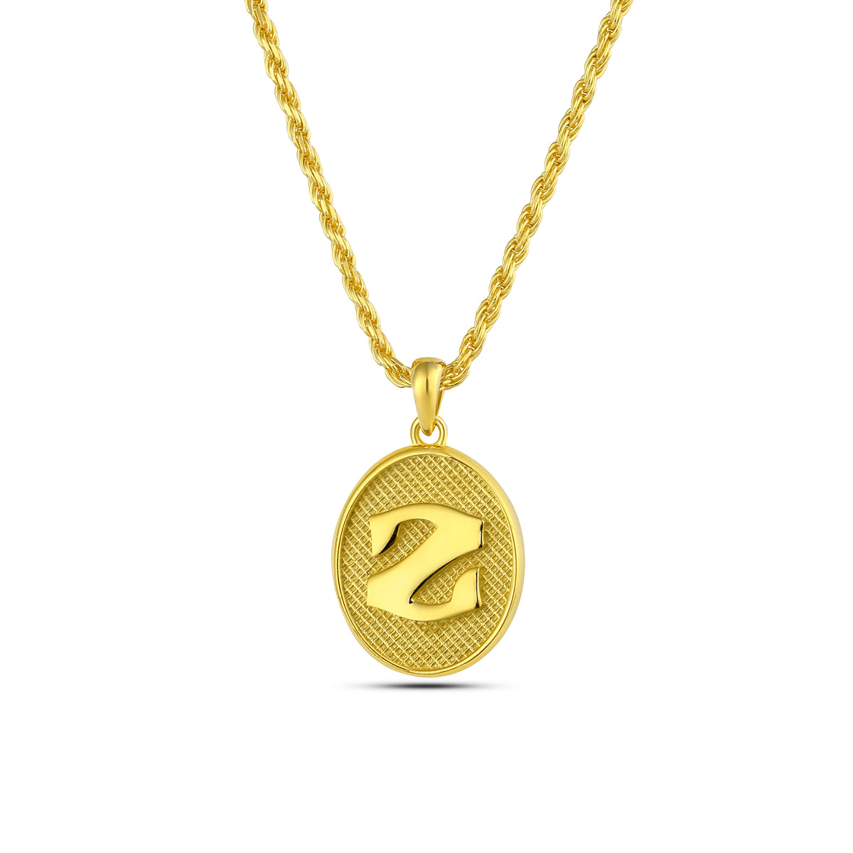 Initial Z Necklace, Sterling Silver
