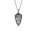 Nibiru Zircon Necklace in Sterling Silver