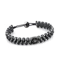North Star Hematite Bracelet in Sterling Silver