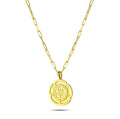 Oda Clan Gold-Plated Necklace, Sterling Silver
