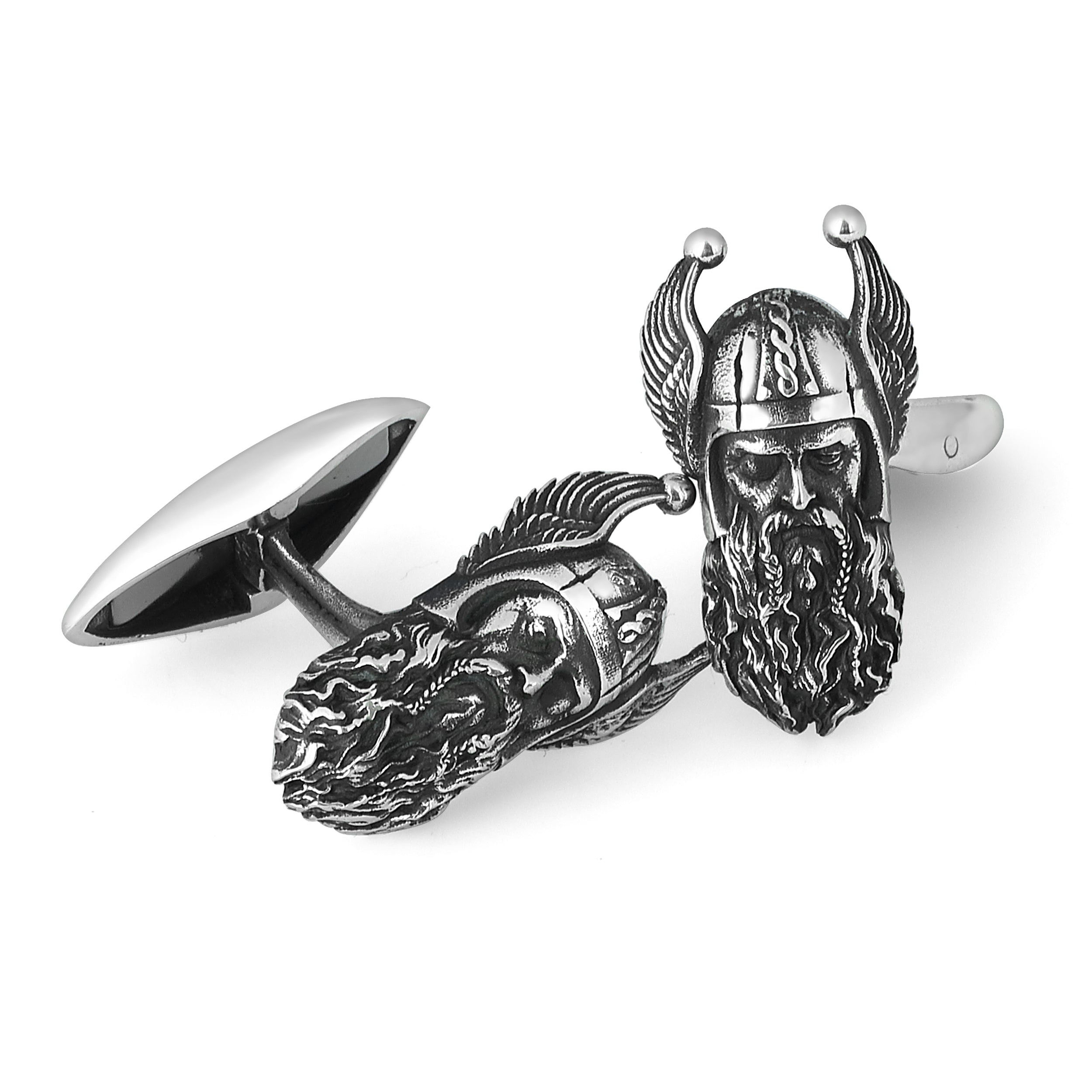 Odin Cufflinks in Sterling Silver