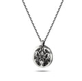 Odin's Raven Power Big Necklace, Sterling Silver