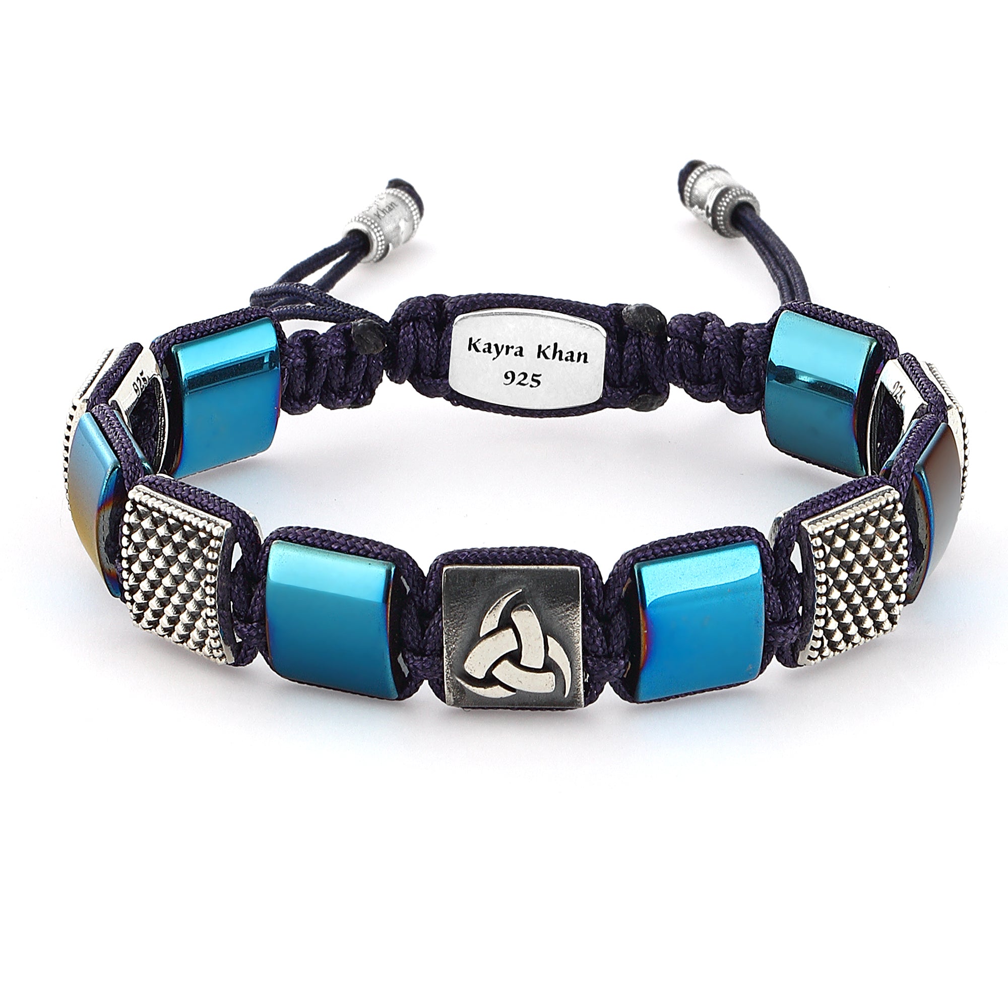 Odin's Th Frode Macrame Bracelet in Sterling Silver