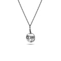 On Off Doble Sided Necklace in Sterling Silver