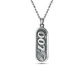 Oo7 Necklace in Sterling Silver