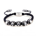 Panther Rds Snake Macrame Bracelet in Sterling Silver