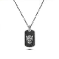 Panther Zircon Bubble Back Necklace in Sterling Silver