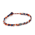 Peace Braided Wax Bracelet in Sterling Silver