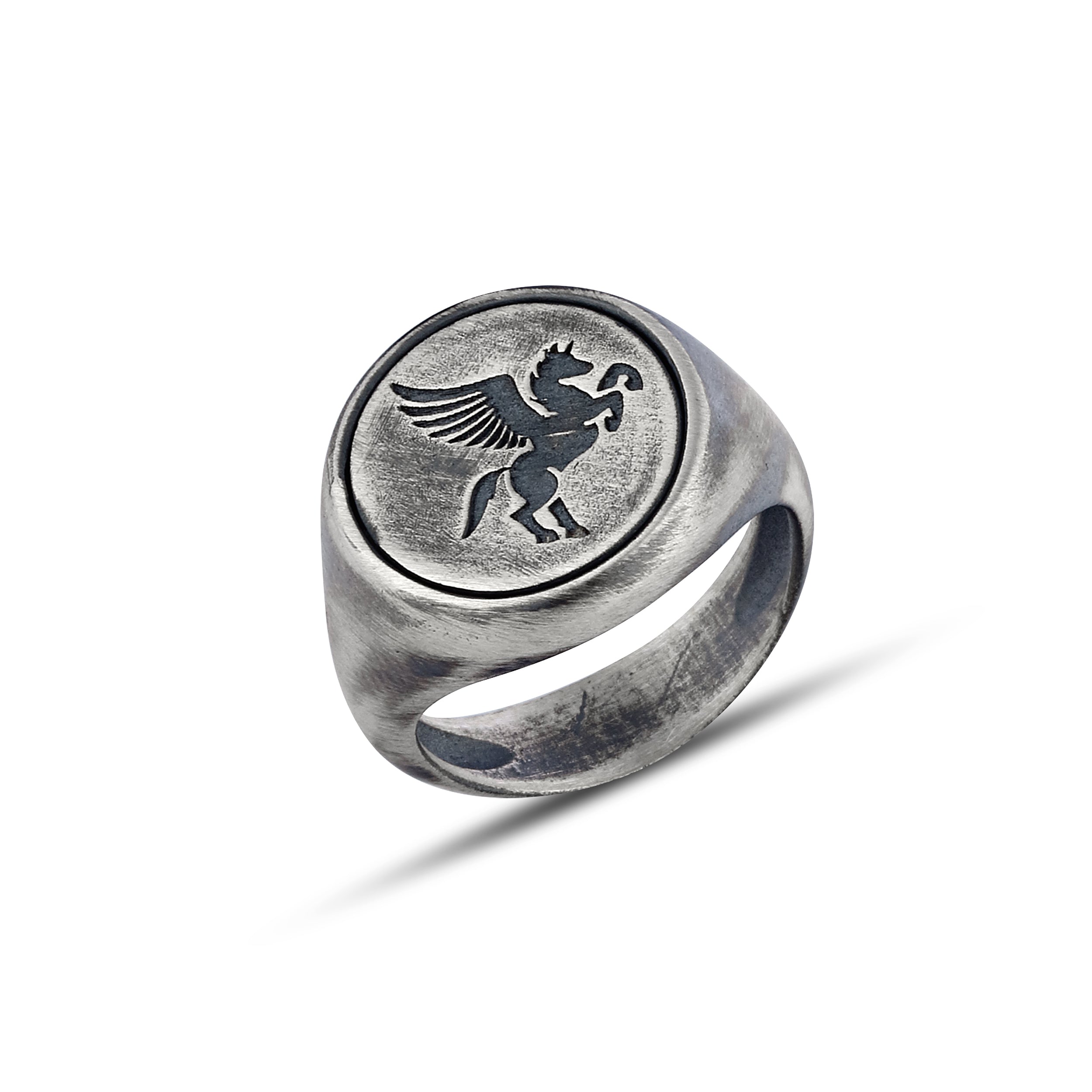 Pegasus Rng Ring in Sterling Silver
