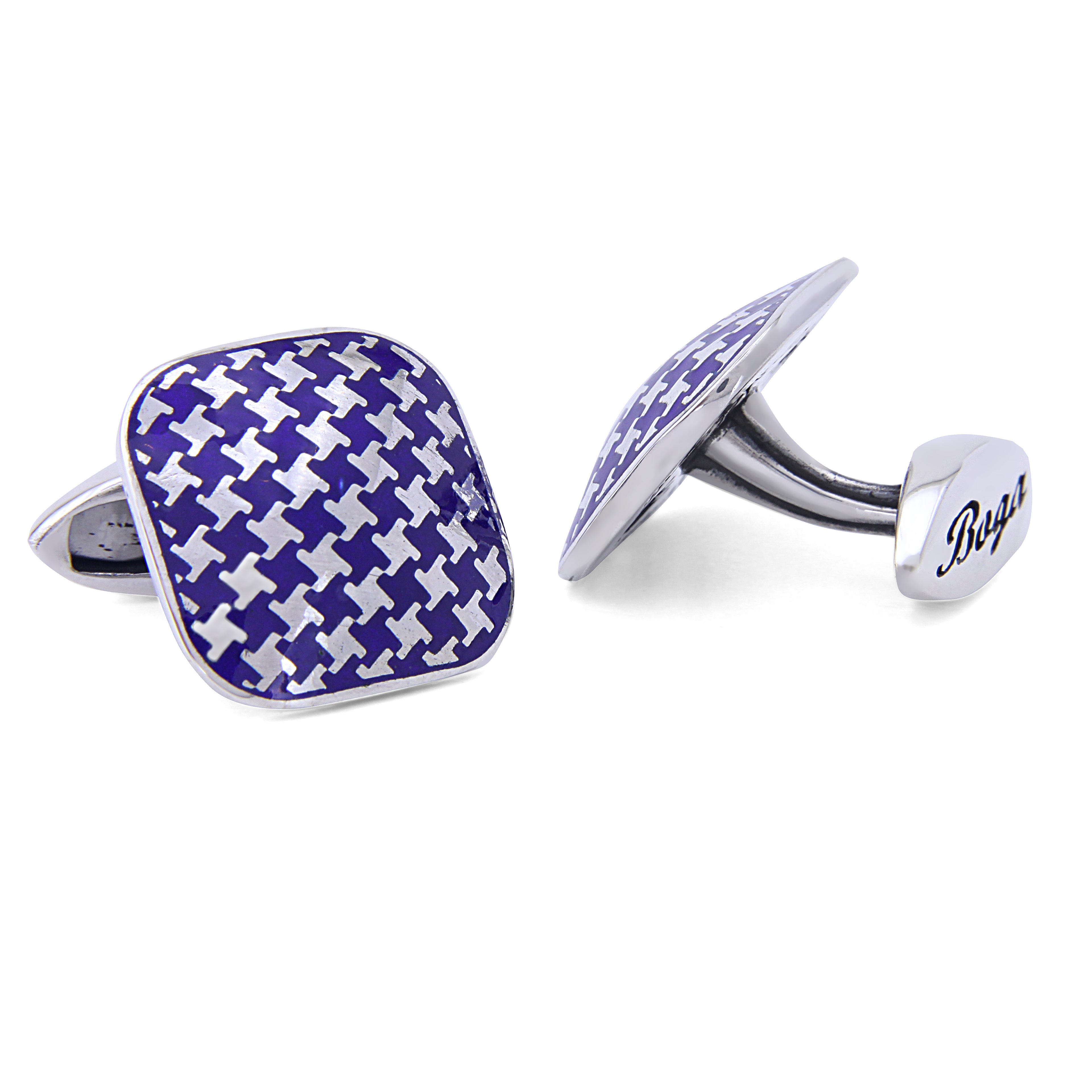 Pie de Pul Radius Cufflinks in Sterling Silver