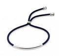 Pipe Auger Rope Bracelet in Sterling Silver