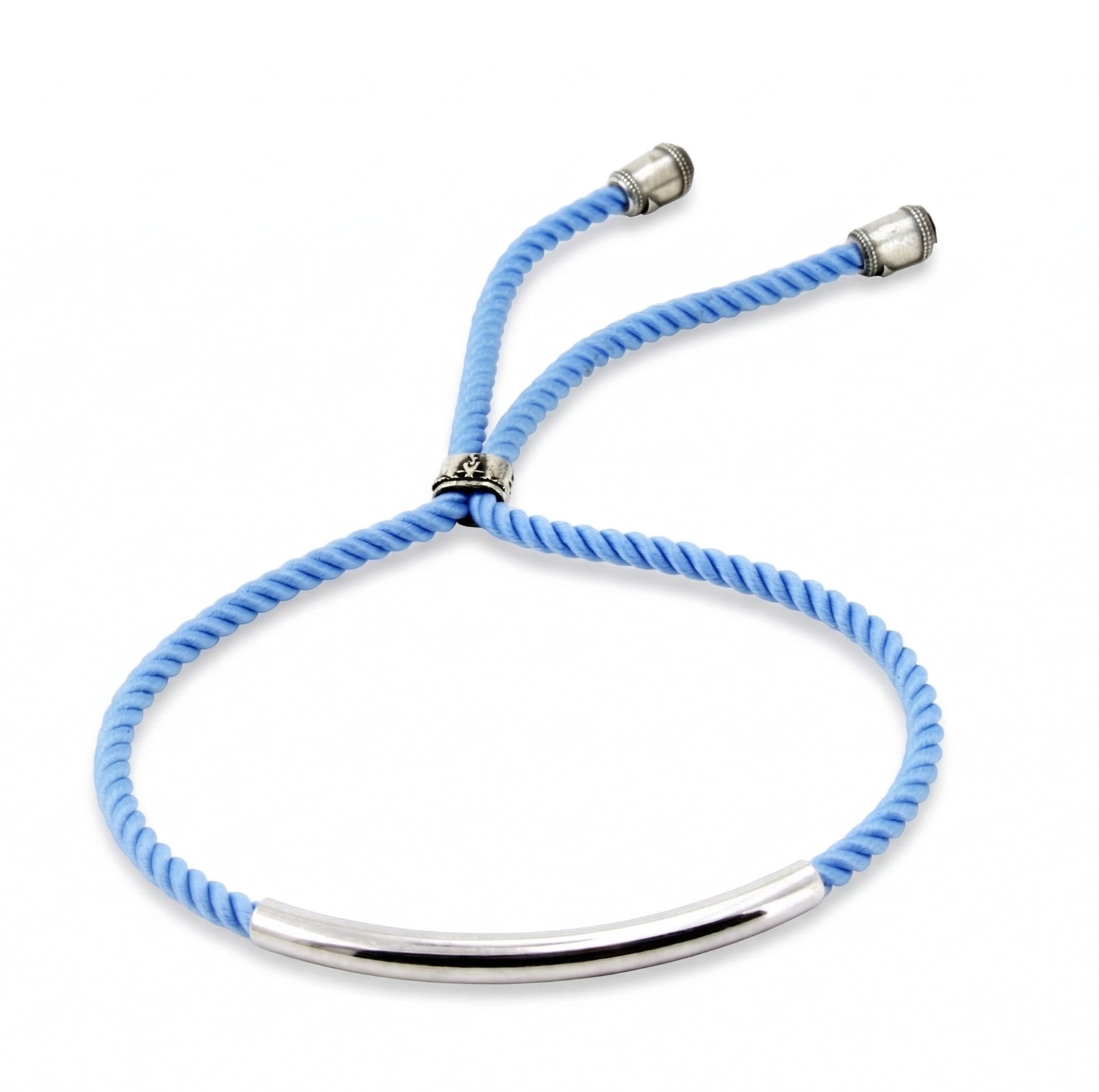 Pipe Auger Rope Bracelet in Sterling Silver