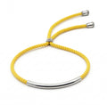 Pipe Auger Rope Bracelet in Sterling Silver