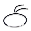 Pipe Auger Rope Bracelet in Sterling Silver