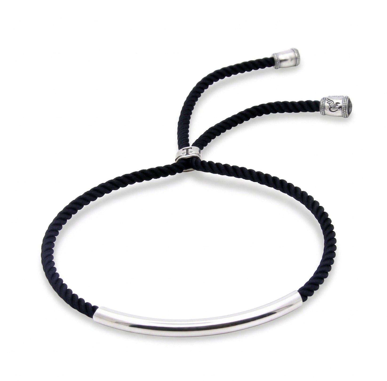 Pipe Auger Rope Bracelet in Sterling Silver