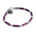 Sl-s Waves Pipe Variscite Bracelet in Sterling Silver