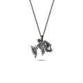 Piranha Necklace in Sterling Silver