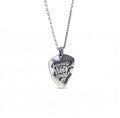 Positive Vibes Shield Necklace in Sterling Silver