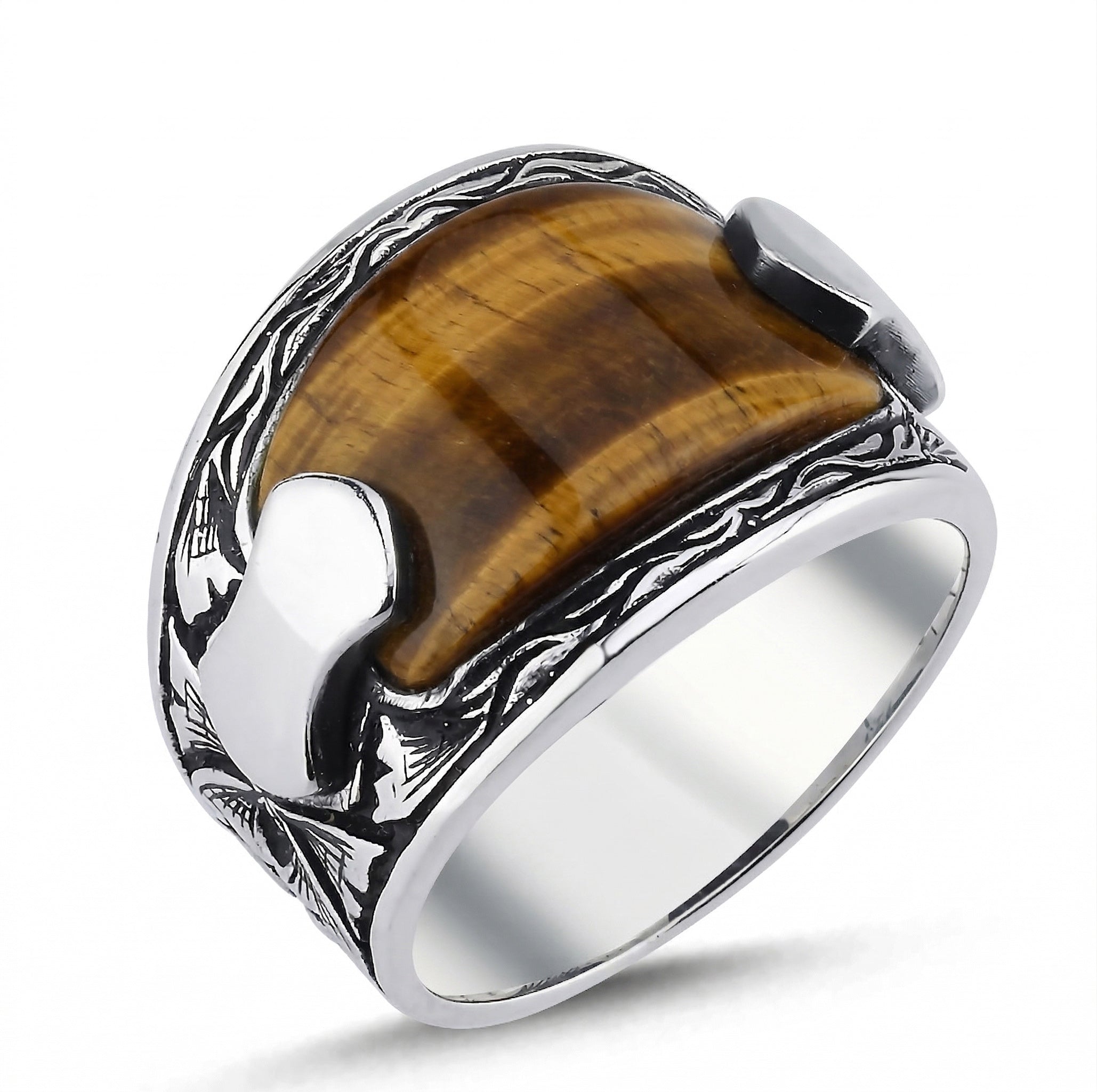 Prince Arc Shield G.s Ring in Sterling Silver