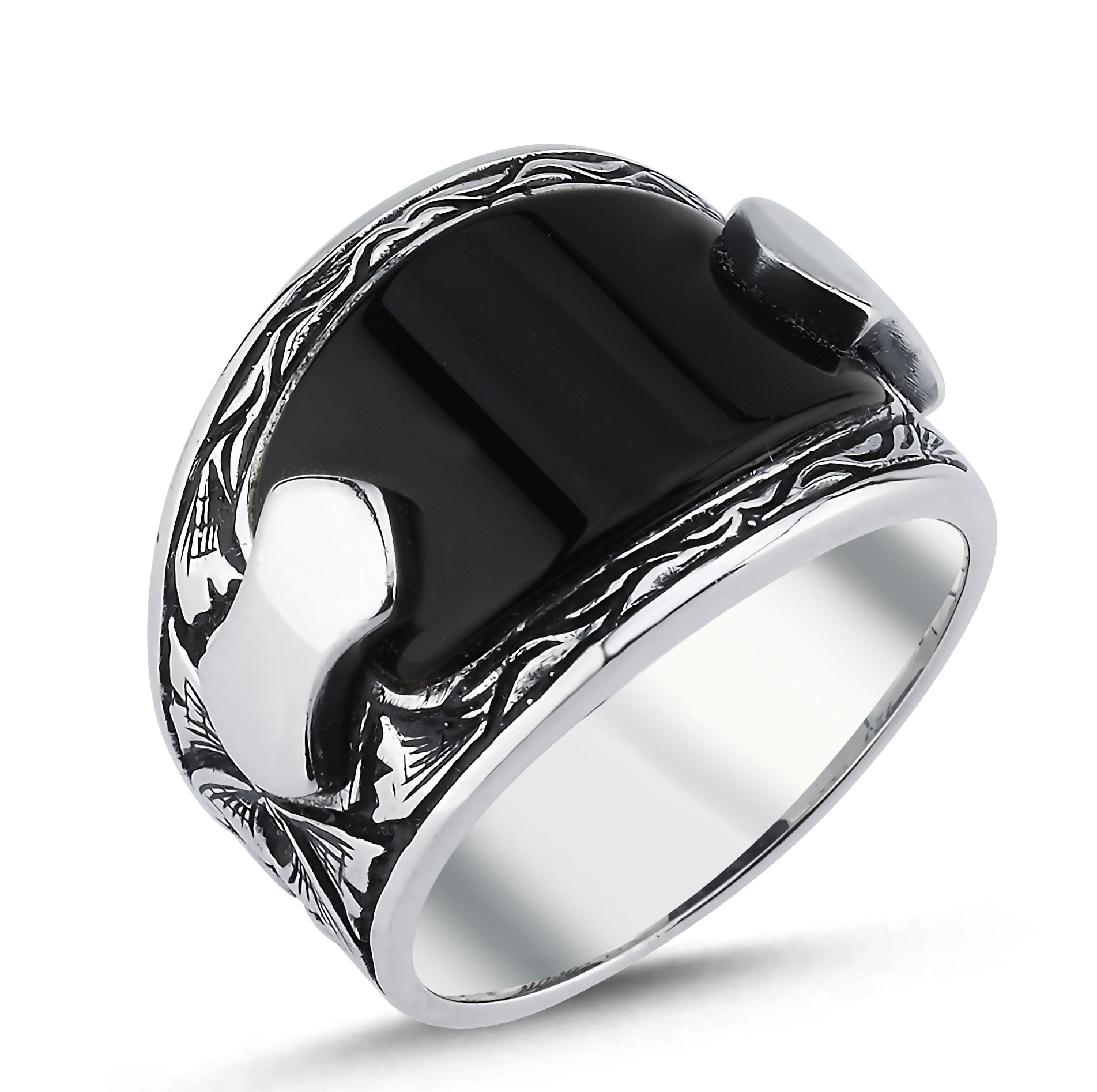Prince Arc Shield G.s Ring in Sterling Silver