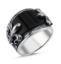 Prince Fleur de Lis G.s Ring in Sterling Silver