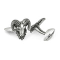 Ram Cufflinks in Sterling Silver
