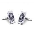 Gladiator Cufflinks in Sterling Silver