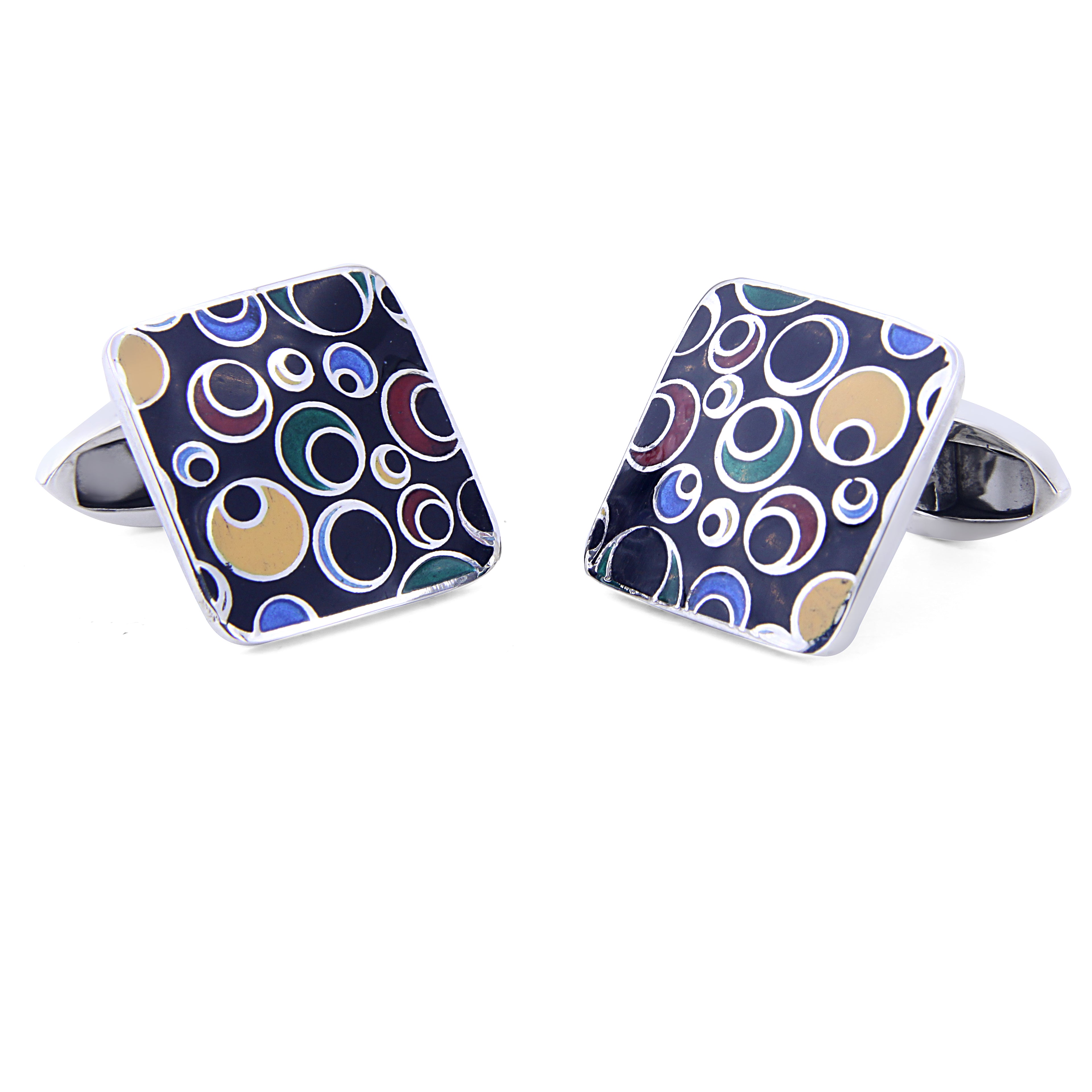 Reto Loop Cufflinks in Sterling Silver