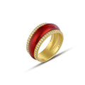 Rigel Enml Rng Ring in Sterling Silver