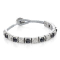 Rosette Zircon Bracelet in Sterling Silver