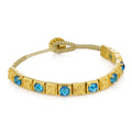 Rosette Zircon Bracelet in Sterling Silver