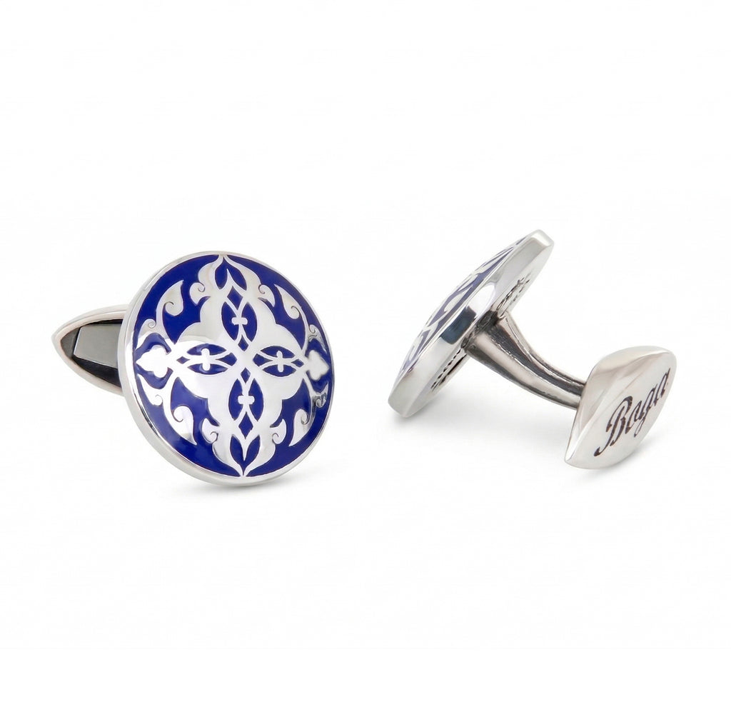 Rumi̇ Cufflinks in Sterling Silver