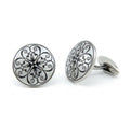 Sage Cufflinks in Sterling Silver