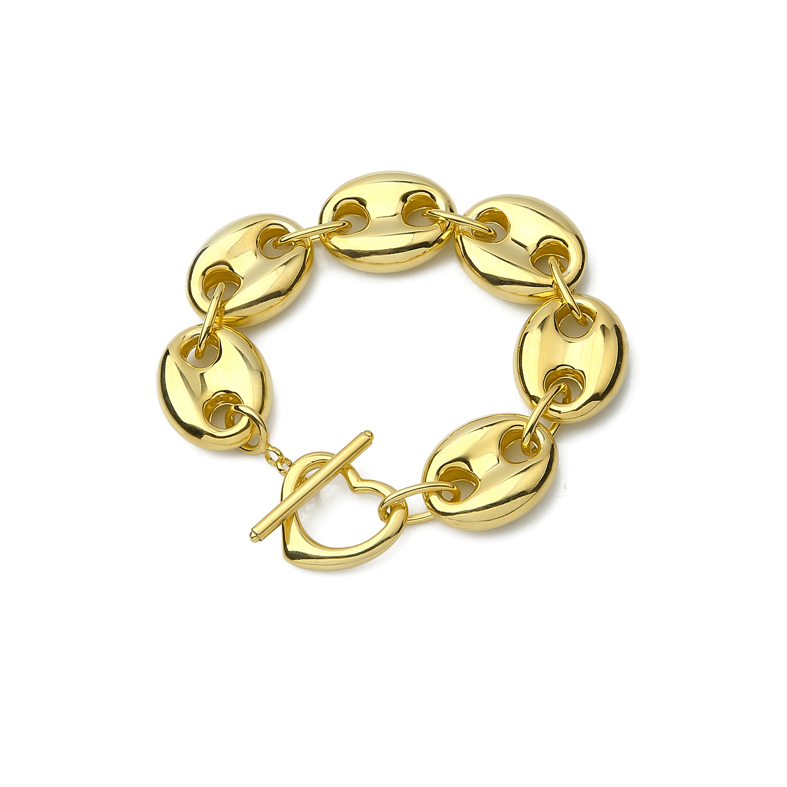 Sailor's Heart Bracelet in Sterling Silver
