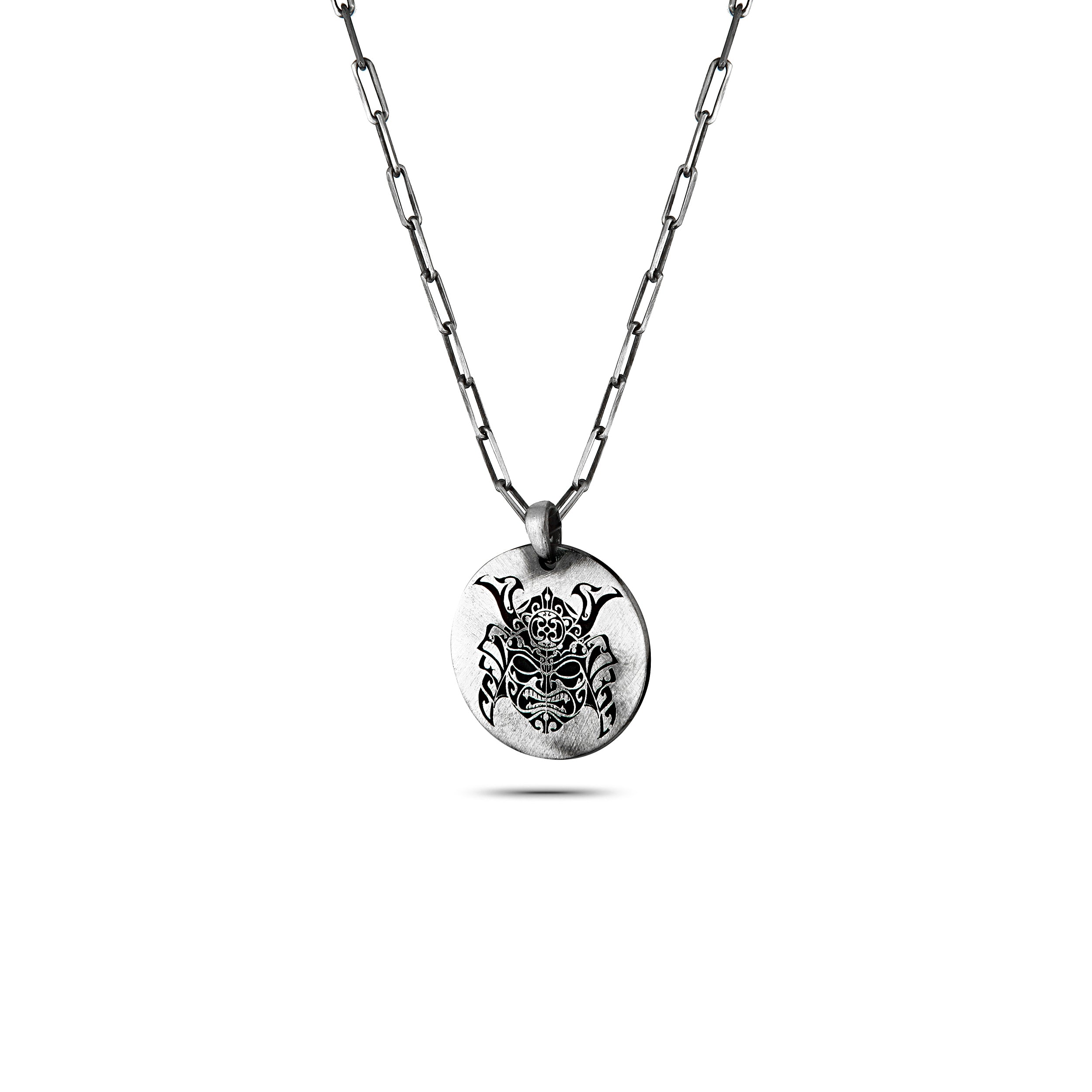 Samurai 80 At Necklace in Sterling Silver
