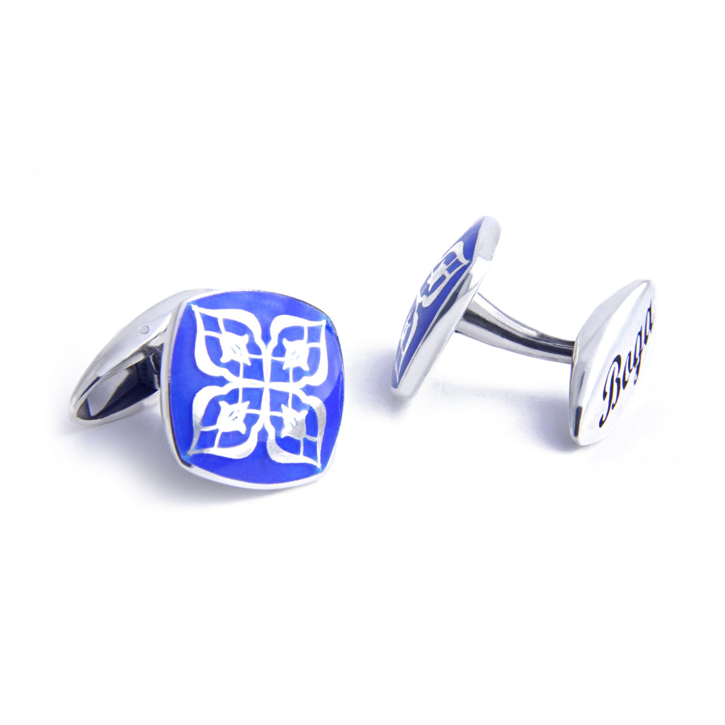 Serene Cufflinks in Sterling Silver