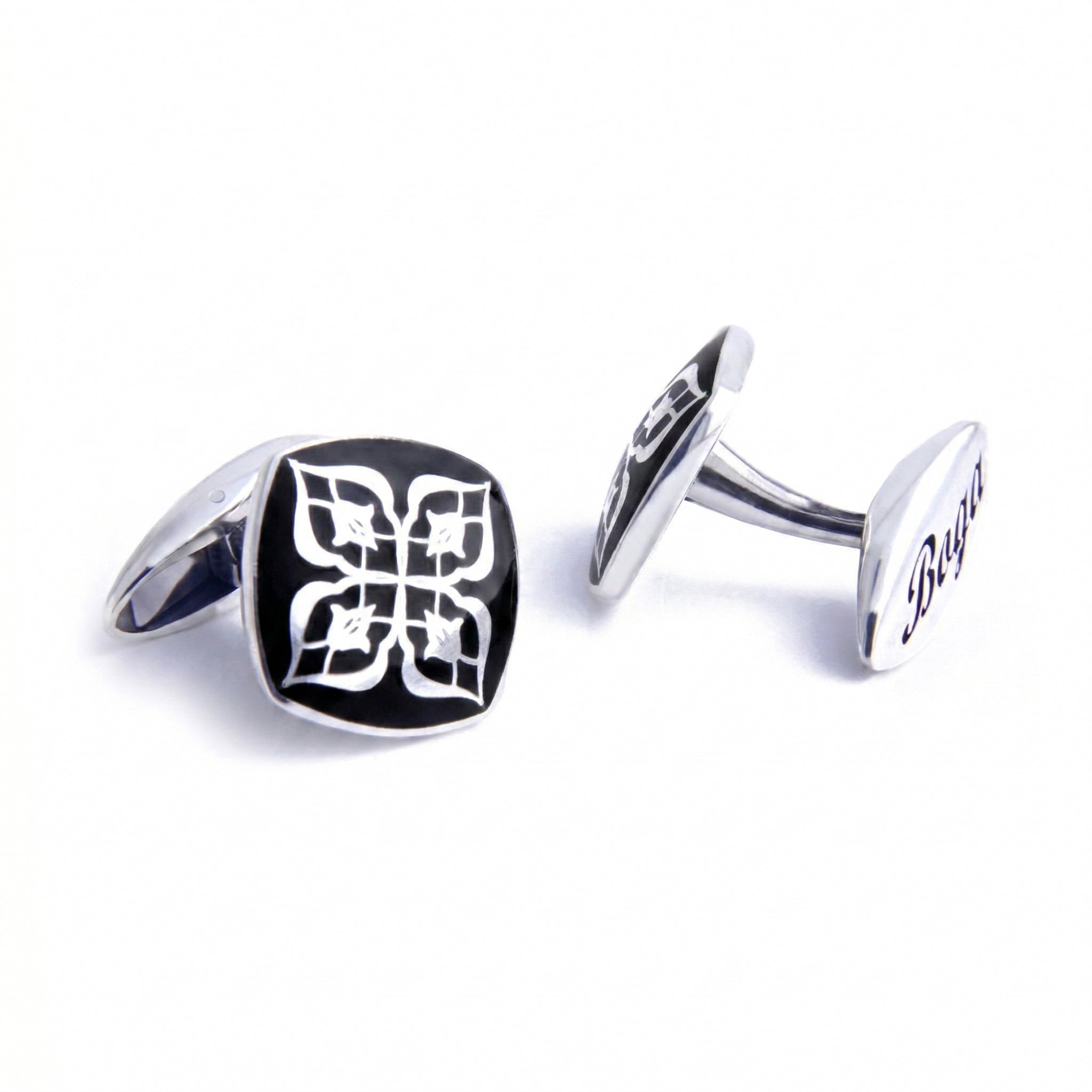 Serene Cufflinks in Sterling Silver