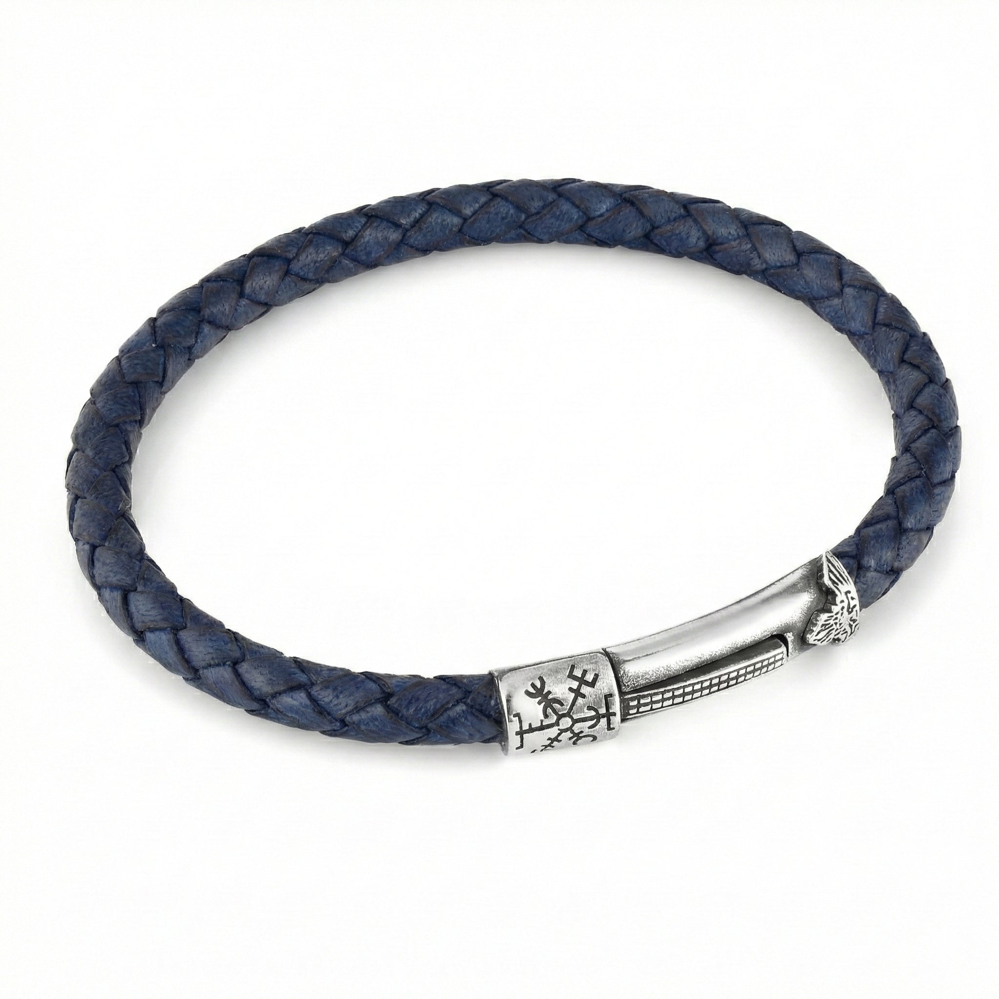 Single Lock Protection Bracelet in Sterling Silver