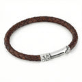 Single Lock Protection Bracelet in Sterling Silver