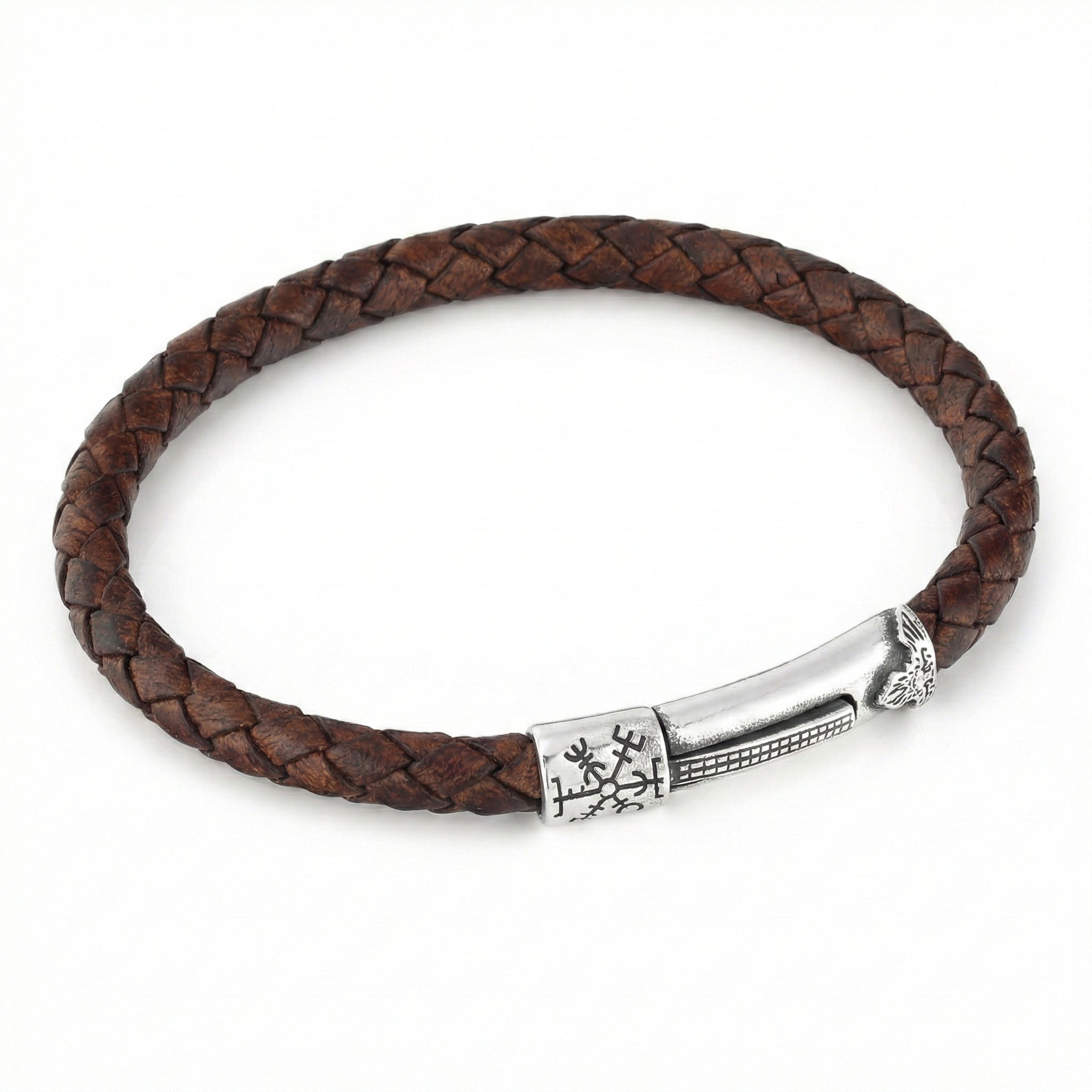 Single Lock Protection Bracelet in Sterling Silver