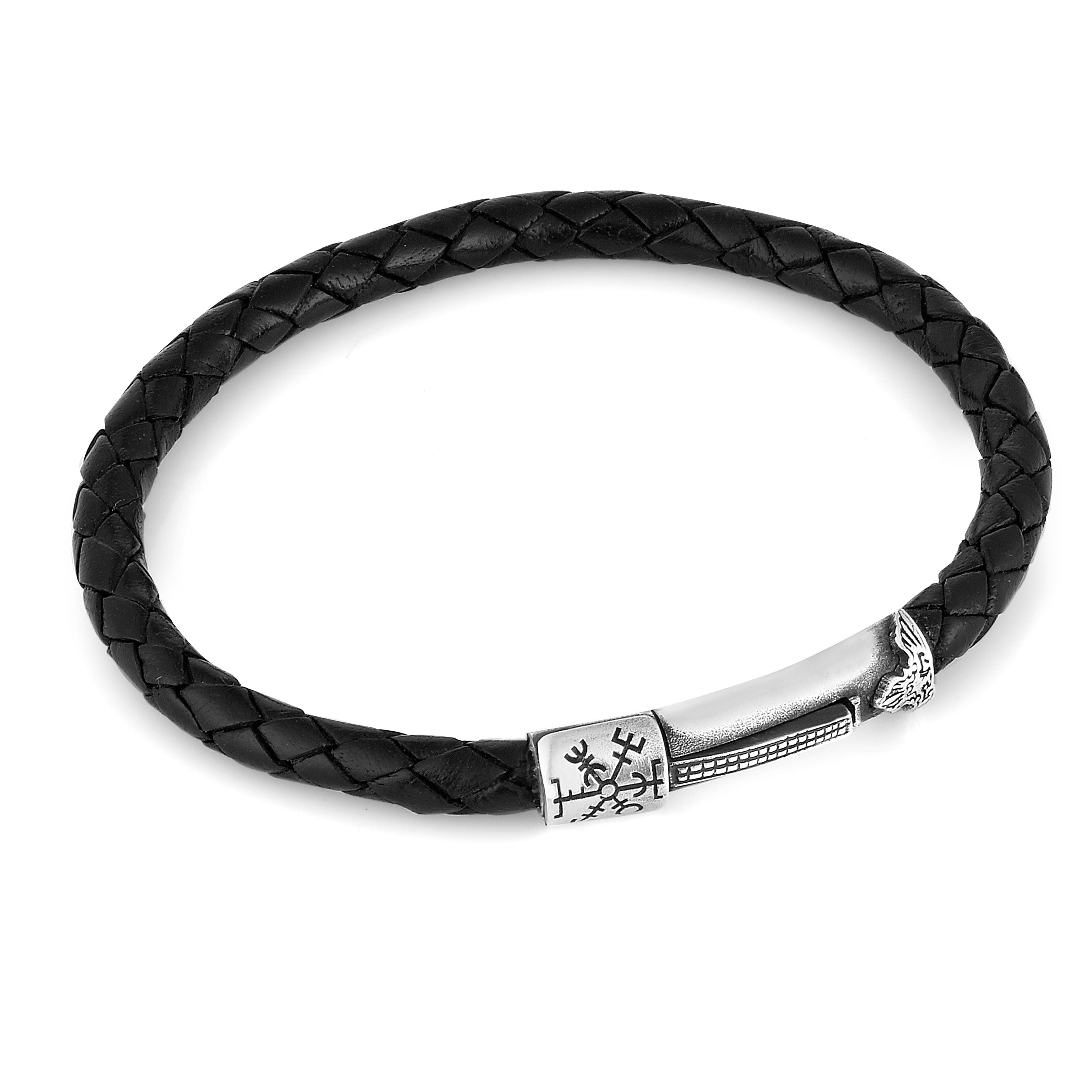 Single Lock Protection Bracelet in Sterling Silver