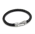 Single Lock Curved Bracelet in Sterling Silver