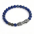 Single Lock Curved Ms G.s Bracelet in Sterling Silver