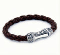 Single Lock Curved Xl Bracelet in Sterling Silver