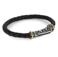 Single Lock Long Chain Spinel Ring 18K Sterling Silver in Sterling Silver & 18K Gold