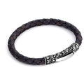 Single Lock Long Engraved Bracelet in Sterling Silver